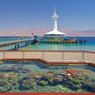 Underwater Observatory Combined ticket. Park entrance, Aquadome 3D and an evening tour at Timna Park