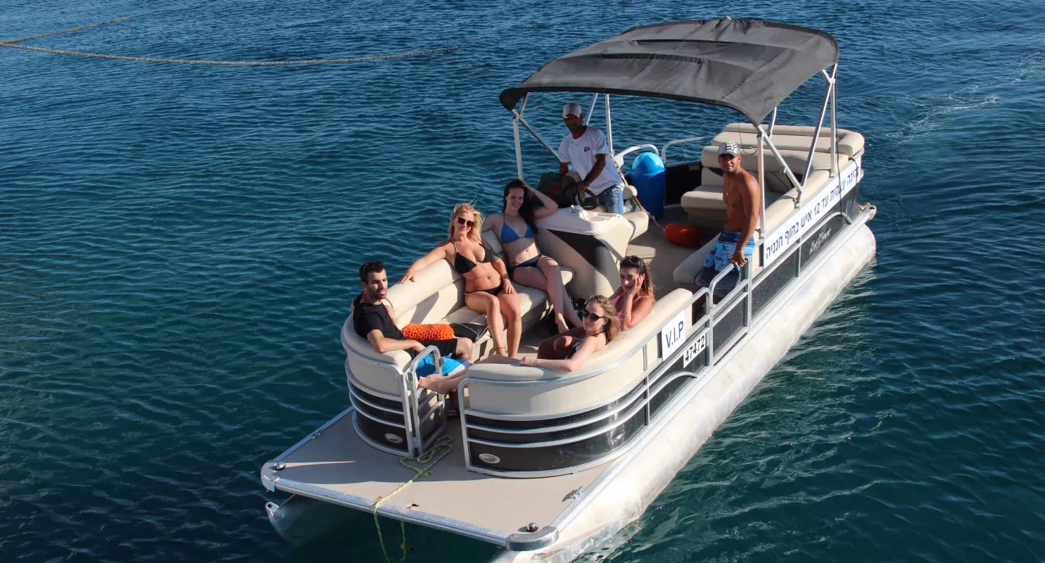 Self-Drive Pontoon Boat - Image 1